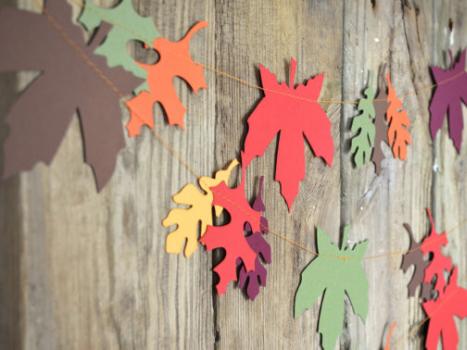 Украшение детского сада: праздничные гирлянды на тему «Осень» своими руками Украшение к осеннему утреннику